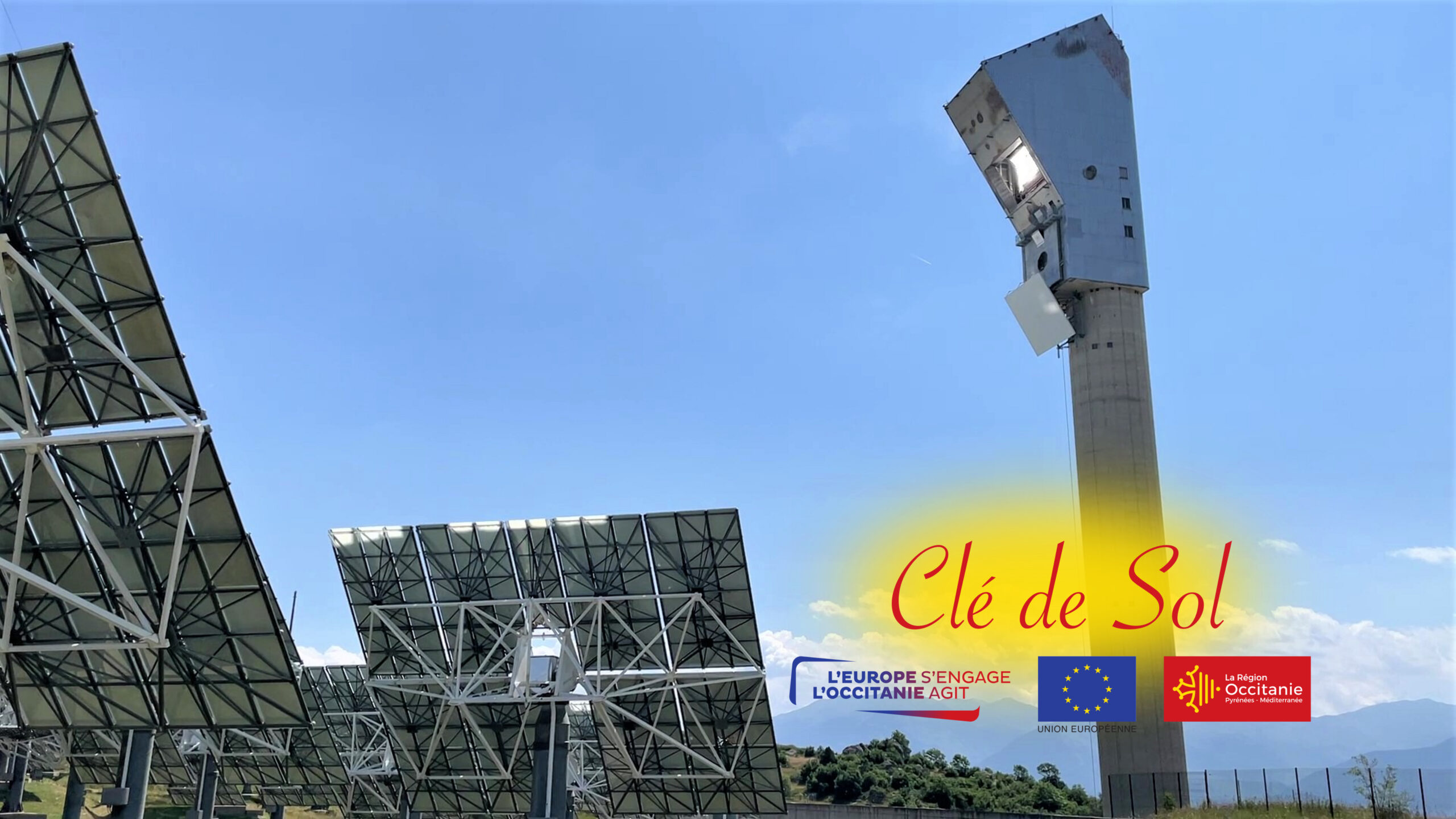 Tir par les héliostats au foyer de la tour de Thémis